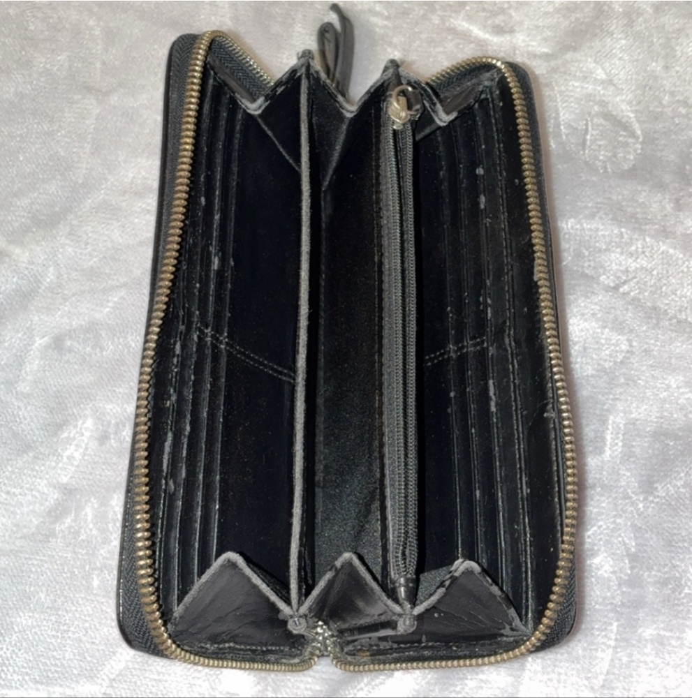 Coach Poppy Signature Canvas Zip Wallet REHAB PIECE - Picture 5 of 5